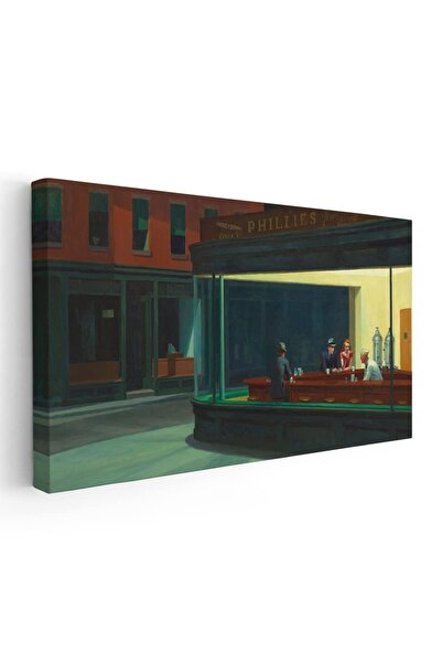 Tablou Canvas Tablou pictura Pasari de noapte Edward Hopper, cod 1997