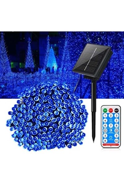 OEM Instalație solară cu telecomandă, 500 LED-uri, 50 de metri, albastru