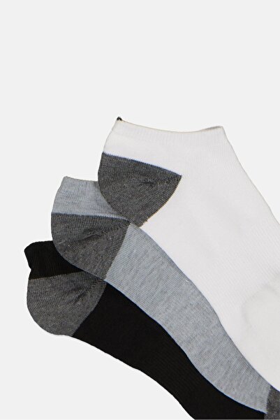 SKECHERS Men 6 Pairs Brand Logo Ankle Sock, Multicolor