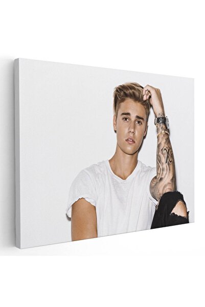 Tablou Canvas Justin Bieber cantaret, cod 2273