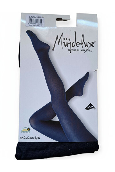 Müjde Дамски памучни чорапогащи, тъмносини, дебели, 80 дени