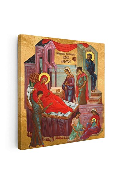 Tablou Canvas Icoana Nasterea Domnului Iisus Hristos, cod 3364