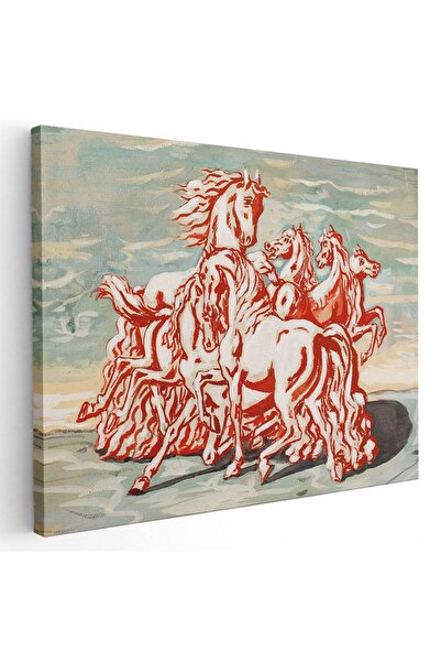 Tablou Canvas Tablou pictura Cai de Giorgio de Chirico, cod 2151