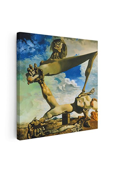Tablou Canvas Tablou pictura Premonitia razboiului civil de Salvador Dali, cod 2003
