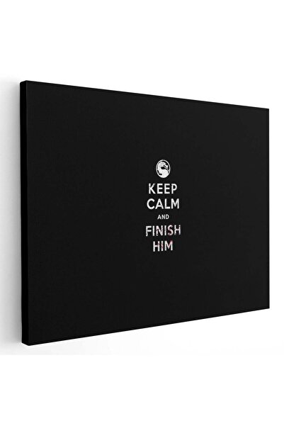 Tablou Canvas Tablou mesaj motivational Mortal Kombat, cod 3576