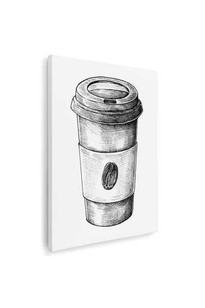 Tablou Canvas pahar cafea, cod 3883