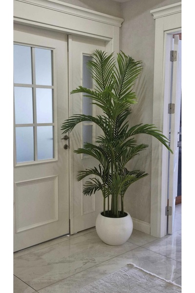 Adayapaycicek YAPAY ÇİÇEK YAPAY AĞAÇ 200cm 18 YAPRAK AREKA