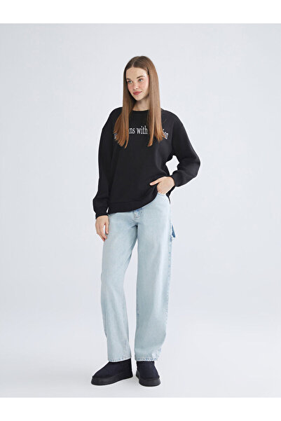 LC Waikiki Baggy Fit Women's Jean Trousers for Style Enthusiasts from Uzg Store
