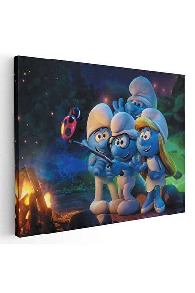 Tablou Canvas Tablou Strumfii desene animate, cod 4851