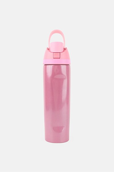 Orly Maison زجاجة مياه معزولة من الفولاذ المقاوم للصدأ مع شفاطة مدمجة، سعة 710 مل، لون بنفسجي غامق