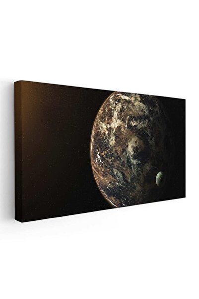 Tablou Canvas Tablou peisaj cosmic fantezie planeta stele, cod 5325