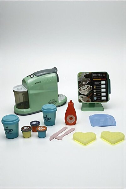 BYCEGU 79514 Order Screen Toy Coffee Machine Set Toy