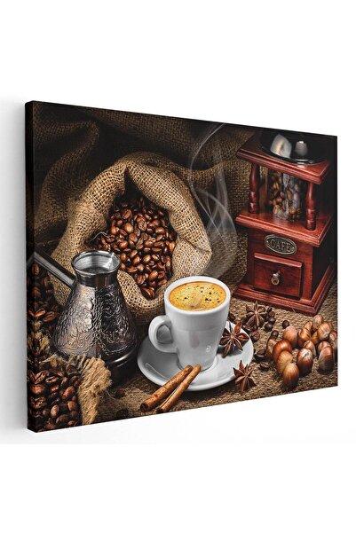 Tablou Canvas Tablou ceasca cu cafea rasnita cafea, cod 3901