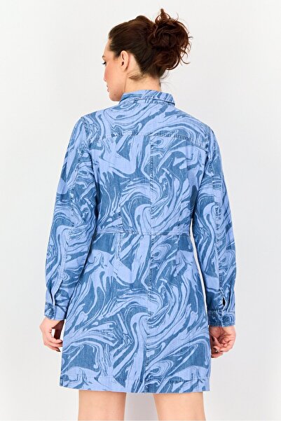 Levi's Women Abstract Shirt Dress, Multicolor