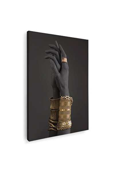 Tablou Canvas Bijuterii aurii tablou detaliu maini, cod 2591
