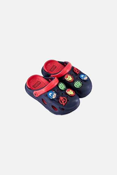 Marvel Kids Boy Avengers Slingback Clogs, Black