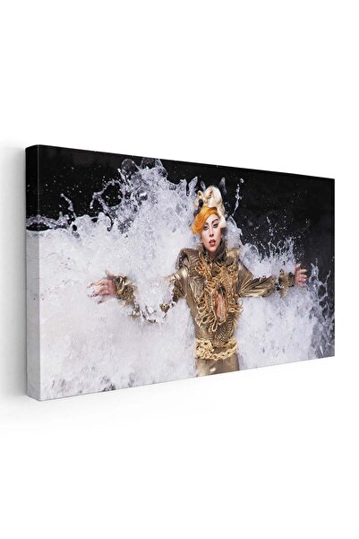 Tablou Canvas Lady Gaga cantareata, cod 2373