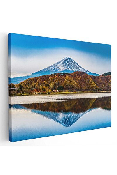 Tablou Canvas Tablou muntele Fuji si lacul Kawaguchiko Japonia, cod 4396