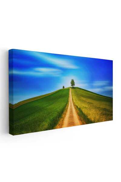 Tablou Canvas Tablou peisaj drum de tara dealuri, cod 4509