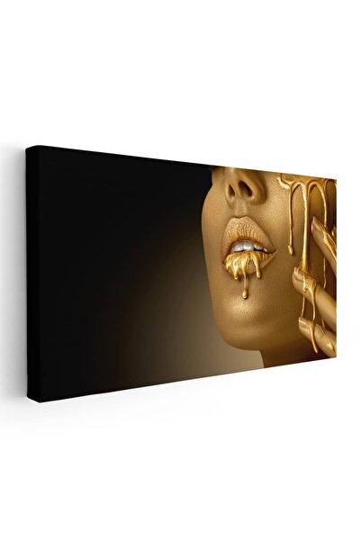 Tablou Canvas Tablou femeie auriu, cod 1846