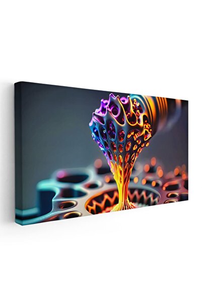 Tablou Canvas Tablou plastic topit depus in forme, cod 1744