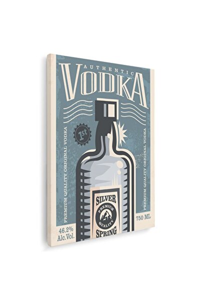 Tablou Canvas Tablou Vodka retro, cod 4026