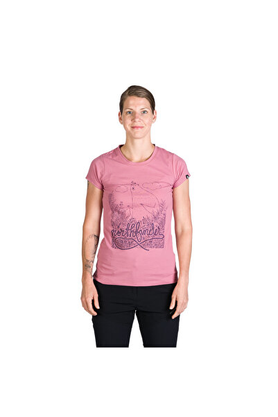 NORTHFINDER Tricou respirabil pentru femei MABLE roz