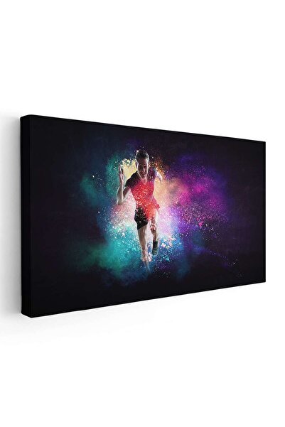 Tablou Canvas Tablou sportiv alergand prin publere, cod 1857