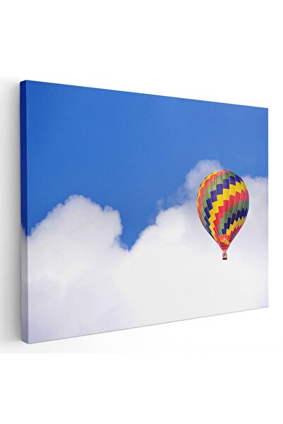 Tablou Canvas Tablou balon cu aer cald printre nori, cod 4492