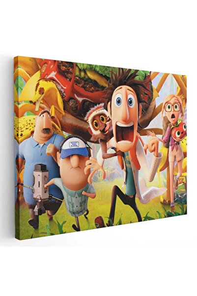 Tablou Canvas Tablou Sta sa ploua cu chiftele desene animate, cod 4862