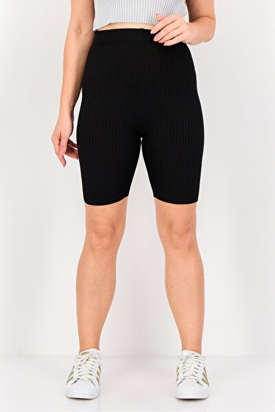 Forever 21 Women Sportswear Fit Training Biker Shorts, Black