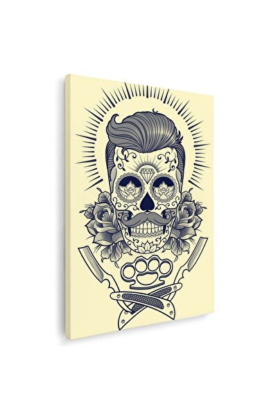 Tablou Canvas Barber Shop Tablou Shaving, cod 2499