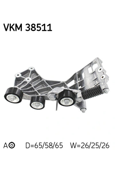 SKF Intinzator Curea Curea Distributie Mercedes-Benz A-Class/B-Class Sports T...