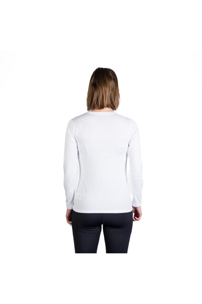 NORTHFINDER Tricou turist pentru femei din bumbac SONYA alb