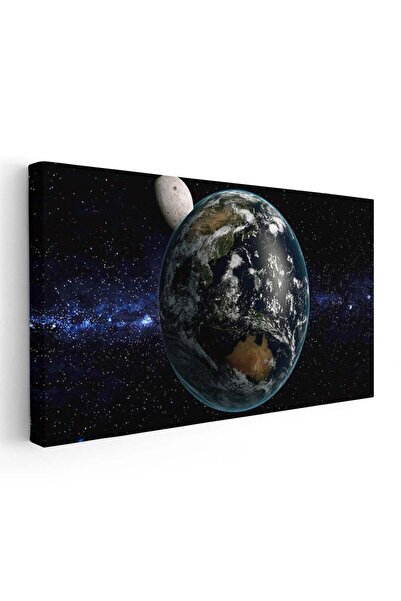 Tablou Canvas Tablou Pamantul vazut din spatiu, cod 5317