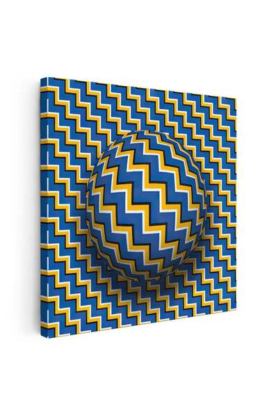 Tablou Canvas Tablou iluzie optica forme geometrice, cod 5530