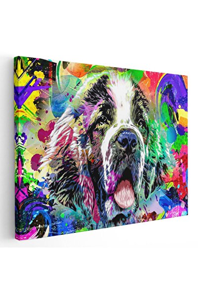 Tablou Canvas Tablou cap caine fundal abstract, cod 1890