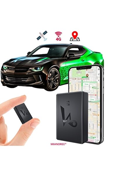 MIANDREE Mini GPS Tracker 4G LTE, Q10A, MIANDREE®, Portable, Remote Control, Real Time Monitoring