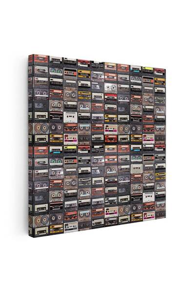 Tablou Canvas Tablou casete audio fundal muzical retro, cod 2020