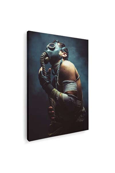 Tablou Canvas Tablou barbat cu masca de gaze, cod 4338