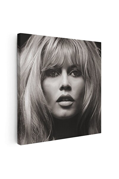 Tablou Canvas Tablou Brigitte Bardot, actrita, alb, negru, cod 1509