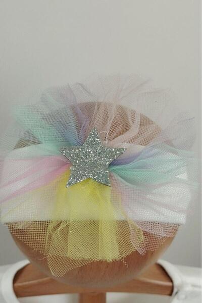 Dumledo Unicorn Rengarenk Tütü Elbise ve Taç 2'li Kız Bebek Takım