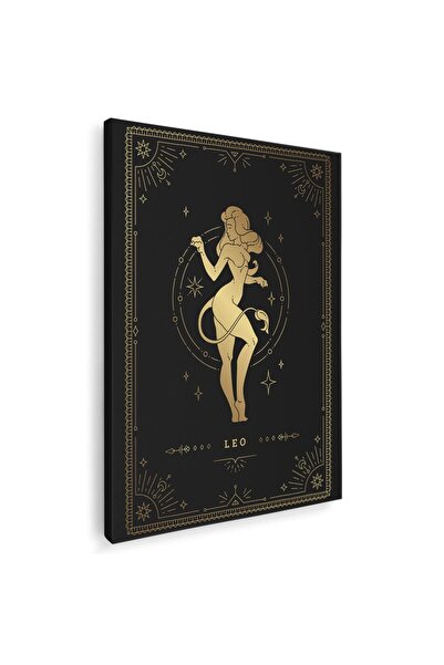 Tablou Canvas Tablou zodia leu auriu, cod 2721