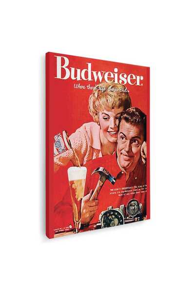 Tablou Canvas Tablou bere Budweiser vintage, cod 3979