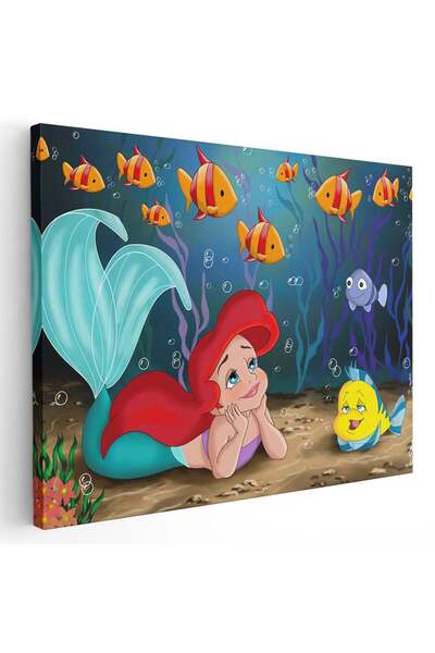 Tablou Canvas Mica Sirena desene animate, cod 2188