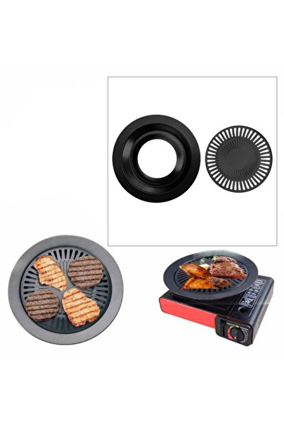 OEM Round Grill Plate, Nonstick, Iron, 32 cm, Black