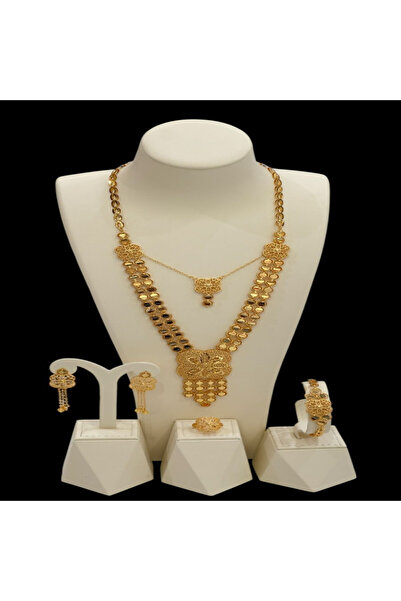 Un طقم بديل الذهب ملكي راقي لا يسبب الحساسيه