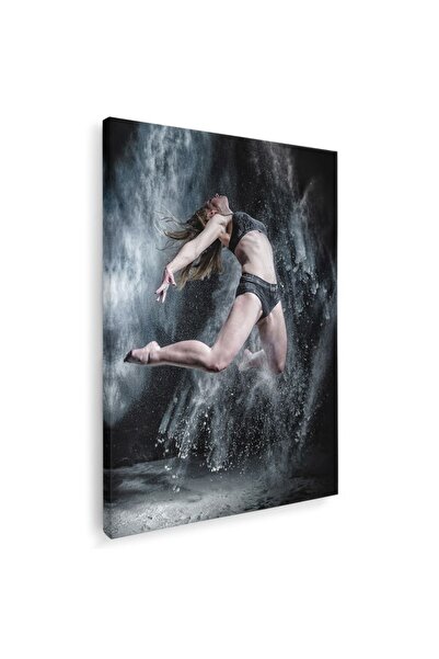 Tablou Canvas Tablou femeie dansand prin nor de praf, cod 2055
