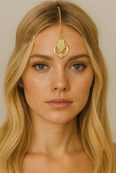 Kaftan Collection Indian forehead, Indian hair accessory