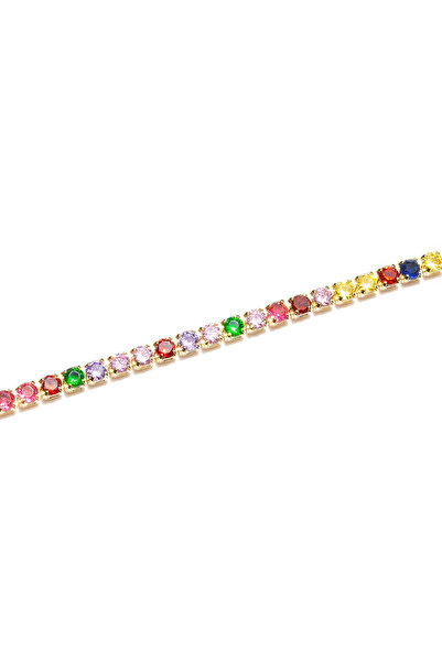 ElectraStore Set of 3 Gold Plated Tennis Bracelets